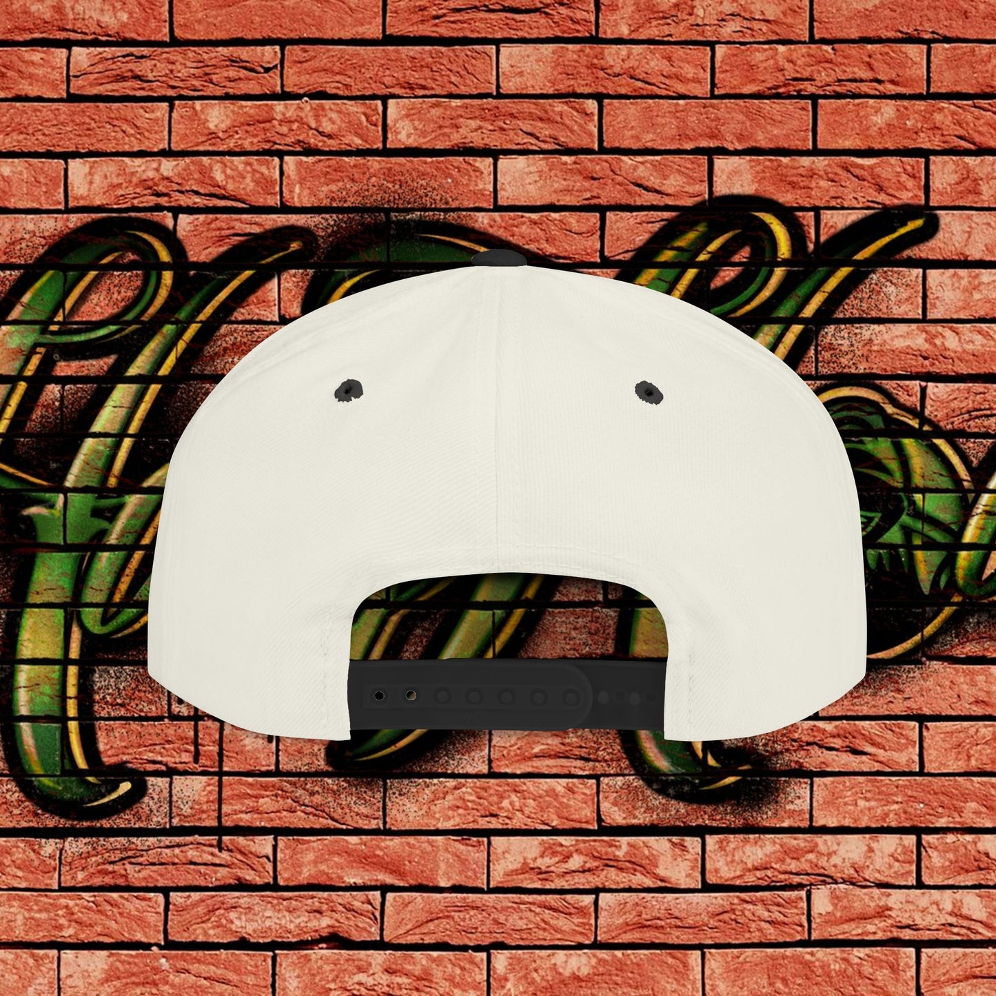 Two Tone Snapback Cap - Green Logo