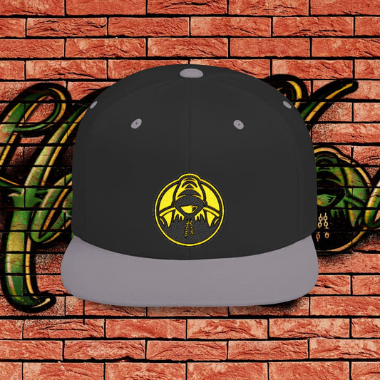 Two Tone Snapback Cap - Yellow Logo