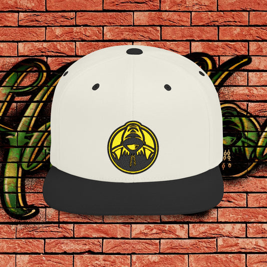 Two Tone Snapback Cap - Yellow Logo